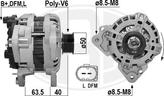 ERA 209639A - Alternator autospares.lv