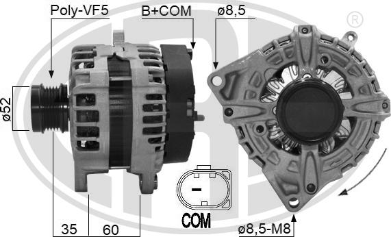 ERA 209638 - Alternator autospares.lv