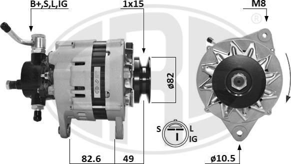 ERA 209670A - Alternator autospares.lv