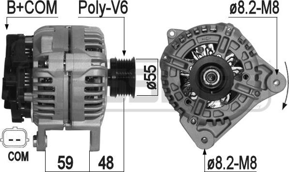 ERA 209098A - Alternator autospares.lv