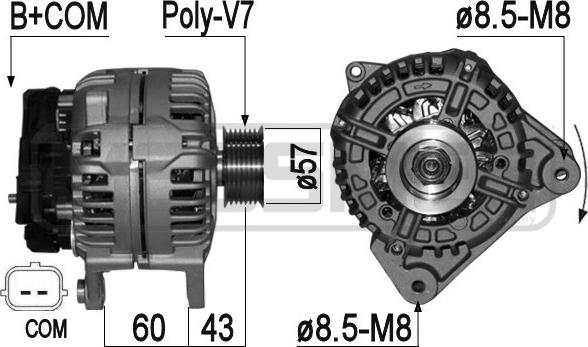 ERA 209097A - Alternator autospares.lv