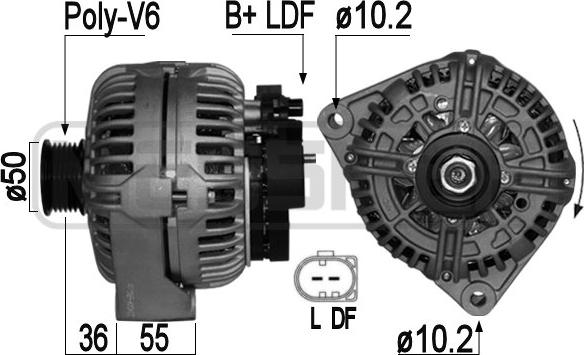 ERA 209049A - Alternator autospares.lv