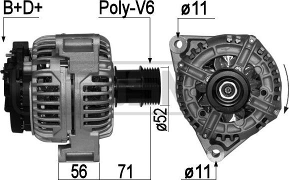 ERA 209045A - Alternator autospares.lv