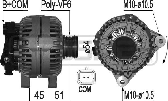 ERA 209059A - Alternator autospares.lv