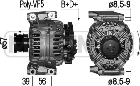 ERA 209058 - Alternator autospares.lv