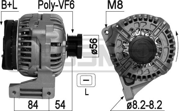 ERA 209052A - Alternator autospares.lv