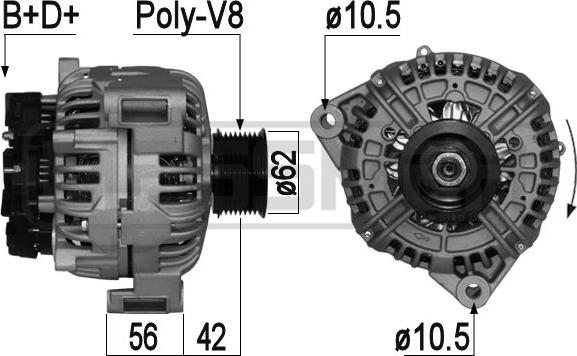 ERA 209060A - Alternator autospares.lv