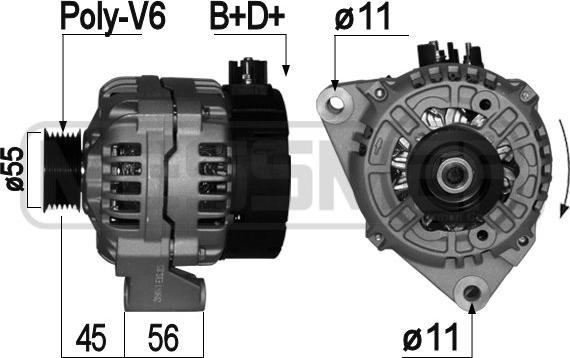 ERA 209063A - Alternator autospares.lv