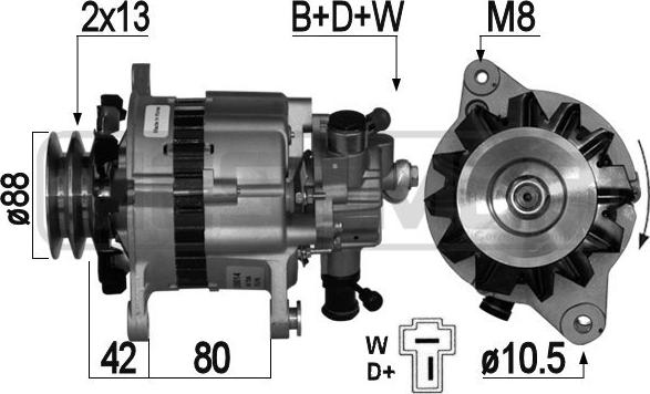 ERA 209014 - Alternator autospares.lv