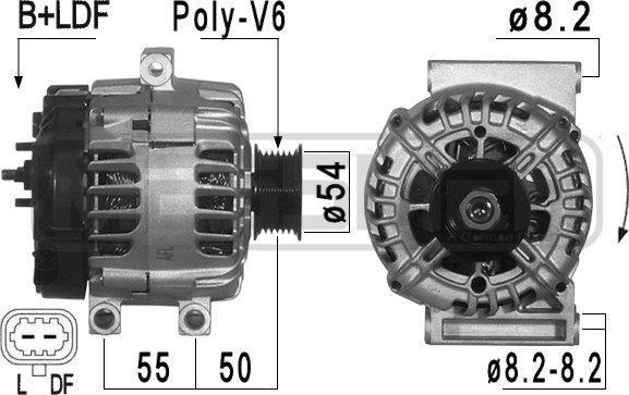 ERA 209012A - Alternator autospares.lv