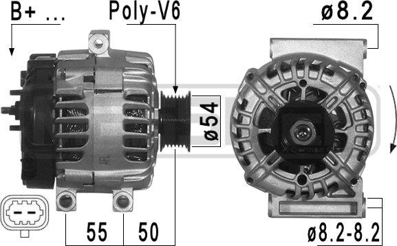 ERA 209012 - Alternator autospares.lv