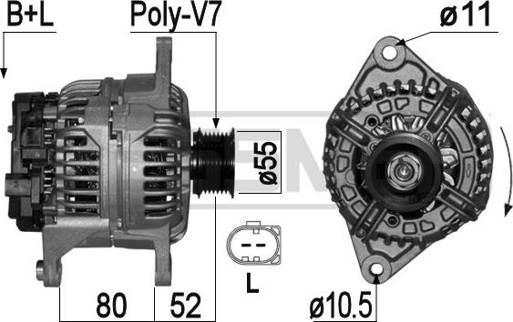 ERA 209085 - Alternator autospares.lv