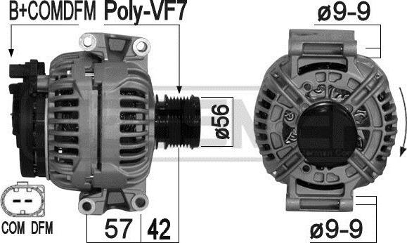 ERA 209086 - Alternator autospares.lv