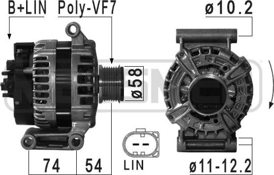 ERA 209034 - Alternator autospares.lv