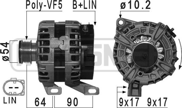 ERA 209032A - Alternator autospares.lv