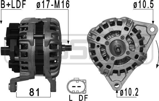 ERA 209025 - Alternator autospares.lv