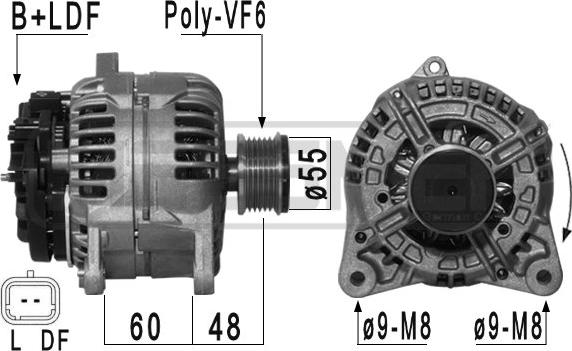 ERA 209028 - Alternator autospares.lv