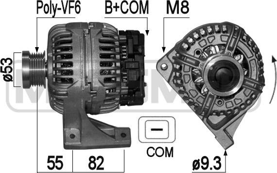 ERA 209074A - Alternator autospares.lv