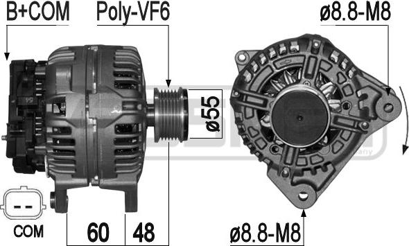 ERA 209071 - Alternator autospares.lv