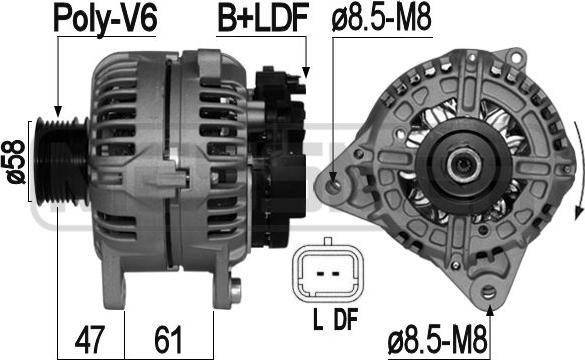 ERA 209072A - Alternator autospares.lv