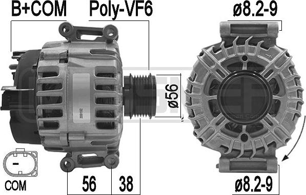 ERA 209192 - Alternator autospares.lv