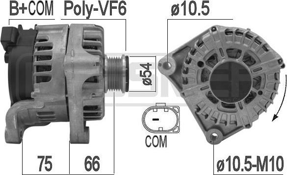 ERA 209149 - Alternator autospares.lv