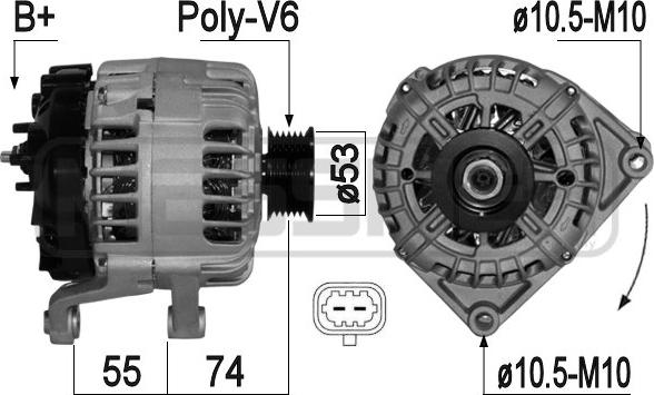 ERA 209146A - Alternator autospares.lv