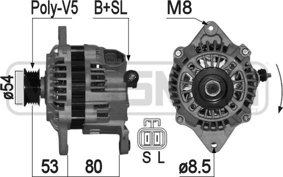 ERA 209140A - Alternator autospares.lv