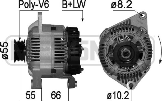 ERA 209156A - Alternator autospares.lv