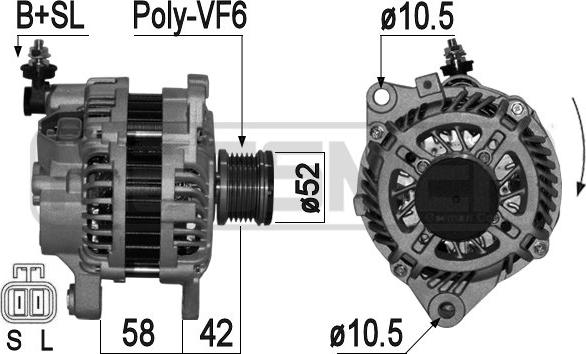 ERA 209153A - Alternator autospares.lv