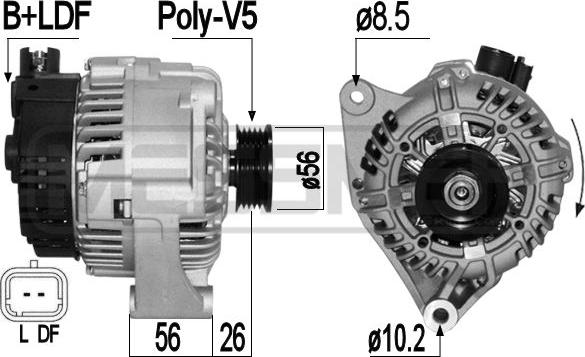 ERA 209160 - Alternator autospares.lv