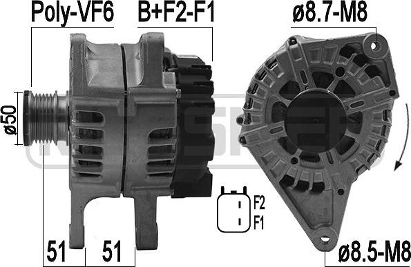 ERA 209167 - Alternator autospares.lv