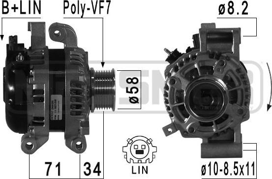 ERA 209106 - Alternator autospares.lv