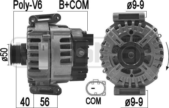 ERA 209182 - Alternator autospares.lv