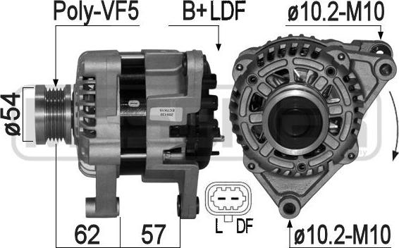 ERA 209130 - Alternator autospares.lv