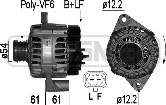 ERA 209123A - Alternator autospares.lv