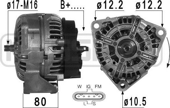 ERA 209122 - Alternator autospares.lv