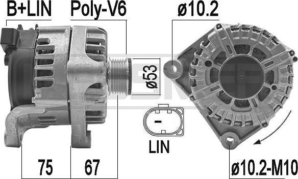 ERA 209179 - Alternator autospares.lv