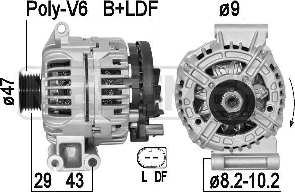 ERA 209391A - Alternator autospares.lv