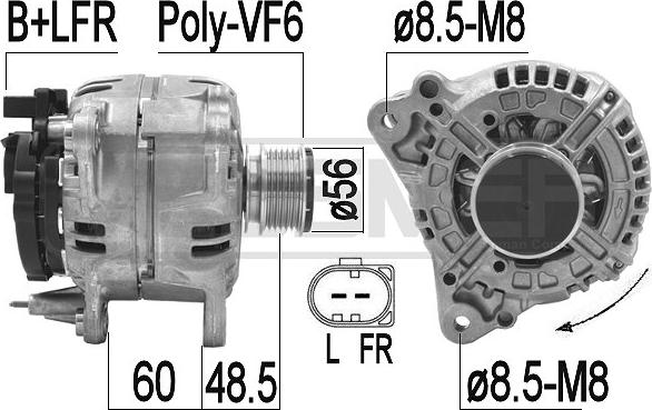 ERA 209393 - Alternator autospares.lv