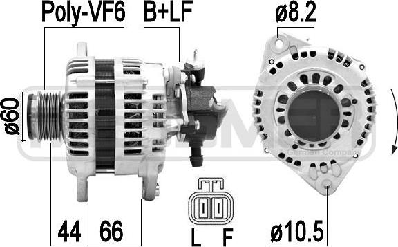 ERA 209392A - Alternator autospares.lv