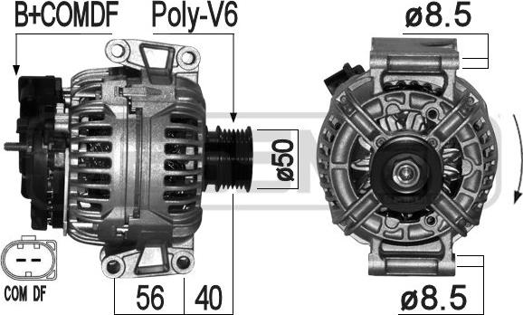 ERA 209341 - Alternator autospares.lv