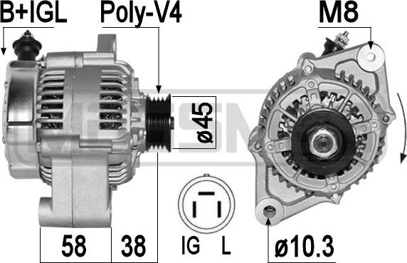 ERA 209342A - Alternator autospares.lv