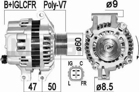 ERA 209356 - Alternator autospares.lv