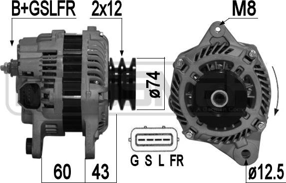 ERA 209363A - Alternator autospares.lv