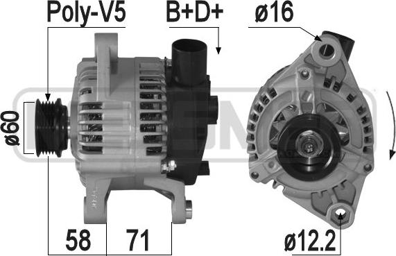 ERA 209305A - Alternator autospares.lv