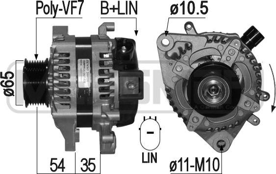 ERA 209300 - Alternator autospares.lv