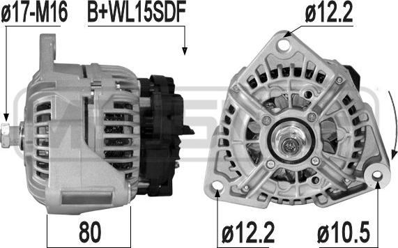 ERA 209308A - Alternator autospares.lv