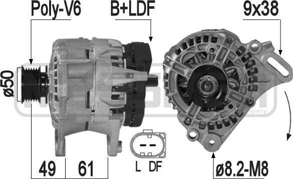 ERA 209303A - Alternator autospares.lv