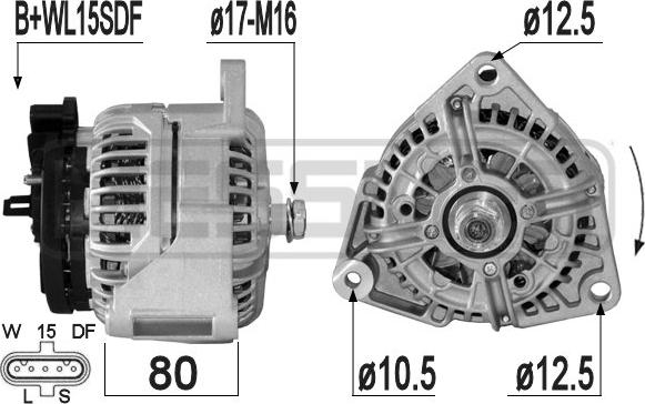 ERA 209307A - Alternator autospares.lv